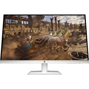 hp 32f ultra slim led ips lcd 31.5" 1080p monitor dual hdmi vga - silver - 6xj00aat (renewed)