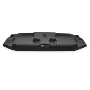 Gaiam Standing Mat for Office Desks - Ergonomic Anti Fatigue Balance Board Cushion with Beveled Edges & Foot Massage Ball Knobs (27" L x 22" W)