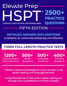 hspt: 2500+ practice questions