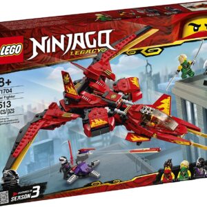 LEGO NINJAGO Legacy Kai Fighter 71704 Building Set for Kids Featuring Ninja Action Figures (513 Pieces)