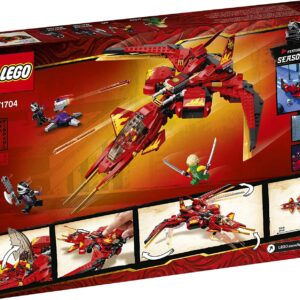 LEGO NINJAGO Legacy Kai Fighter 71704 Building Set for Kids Featuring Ninja Action Figures (513 Pieces)