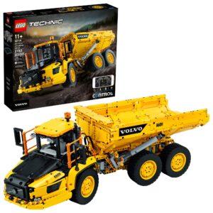 lego technic 6x6 volvo articulated hauler (42114) building kit, volvo truck toy model for kids who love construction vehicle playsets (2,193 pieces)