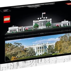 LEGO Architecture Collection: The White House 21054 - Model Building Kit, Creative Set for Adults and Teens, Energizing DIY Project, Iconic Presidential Office, Great Collectible Gift for Father's Day