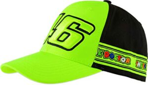 valentino rossi man standard cap, fluo yellow, one size
