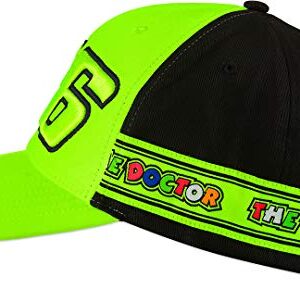 Valentino Rossi Man Standard Cap, Fluo Yellow, One Size