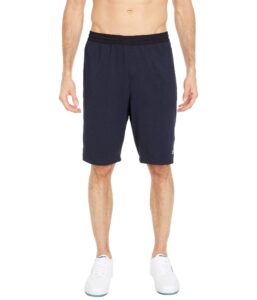 reebok workout ready melange knit shorts, vector navy, s