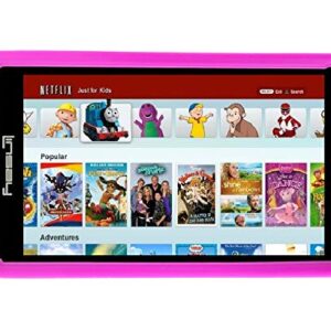 LINSAY Kids Tablet PC Newest Android 10 WiFi Kid-Proof Quad Core 2GB RAM+ 32GB of Internal Storage up to 256 GB External SD Card. Learning Device, Millions of Apps- Dual Camera Google Certified -Pink