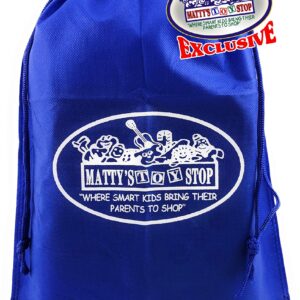 Deluxe Giant 3.15" EVA Foam Dice (Pack of 6) with Bonus Matty's Toy Stop Storage Bag