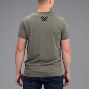 Vortex Optics Logo Short Sleeve T-Shirts (Military Heather, X-Large)