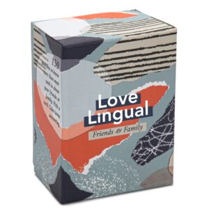 fluytco love lingual: friends & family - better language for better love - 150 conversation starter questions and icebreakers - relationship and team building card game
