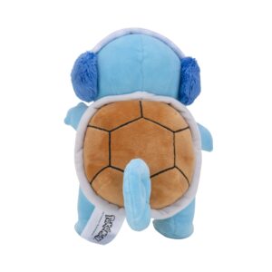 Pokemon Squirtle Holiday Seasonal Plush, 8” Pokemon Plush Toy, Includes Santa Hat Accessory- Super Soft, Authentic Details - Perfect for Playing, Displaying, Cuddling & Gifting- Gotta Catch ‘Em All