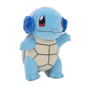 Pokemon Squirtle Holiday Seasonal Plush, 8” Pokemon Plush Toy, Includes Santa Hat Accessory- Super Soft, Authentic Details - Perfect for Playing, Displaying, Cuddling & Gifting- Gotta Catch ‘Em All