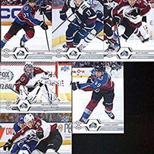 2019-20 Upper Deck Series 1 & 2 Veteran Colorado Avalanche Team Set of 13 Cards: Nathan MacKinnon(#130), Samuel Girard(#131), Matt Calvert(#132), Tyson Jost(#133), J.T. Compher(#134), Philipp Grubauer(#135), Joonas Donskoi(#380), Nazem Kadri(#381), Mikko