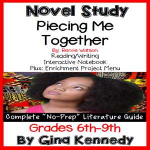 novel study- piecing me together by renée watson and project menu