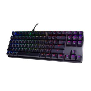 tecware phantom l, low profile mechanical keyboard, rgb led, outemu red switch…