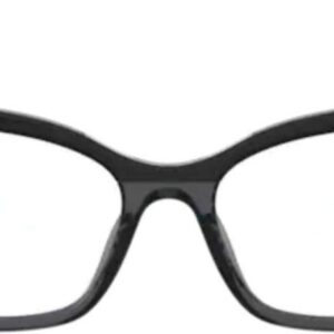 Dolce & Gabbana DG3325-3246 Eyeglass Frame BLACK ON TRANSPARENT BLA w/DEMO LENS 54mm