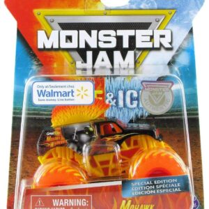 Monster Jam, Fire & Ice Soldier Fortune Black Ops Monster Truck, Die-Cast Vehicle, Walmart Exclusive, 1:64 Scale