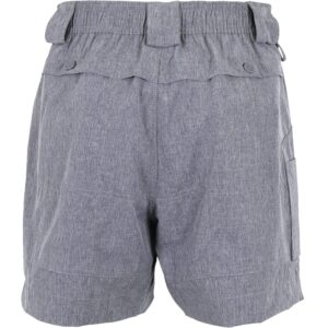 AFTCO Mens Stretch Original Fishing Shorts - Navy Heather - 30