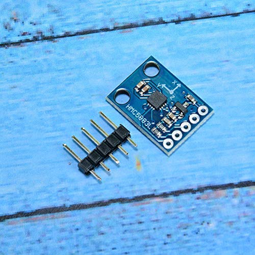 Comimark 2Pcs GY-273 HMC5883L 3V-5V Triple Axis Compass Magnetometer Sensor Module for Arduino