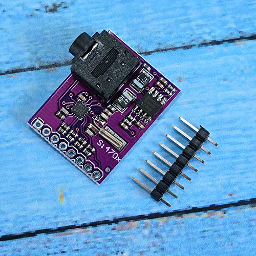 Comimark 2Pcs Breakout Board Si4703 FM RDS Tuner for AVR ARM PIC Arduino Compatible