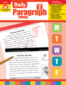 daily paragraph editing, grade 5 - teacher's edition, e-book