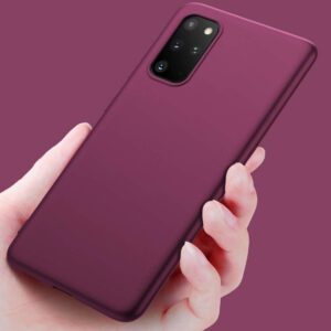 X-level Samsung S20+ Plus Case/S20+ Plus 5G Case, Slim Fit Soft TPU Thin S20 Plus Mobile Phone Cover Matte Finish Coating Phone Case Compatiable Samsung Galaxy S20+ /S20+ 5G Case-WineRed