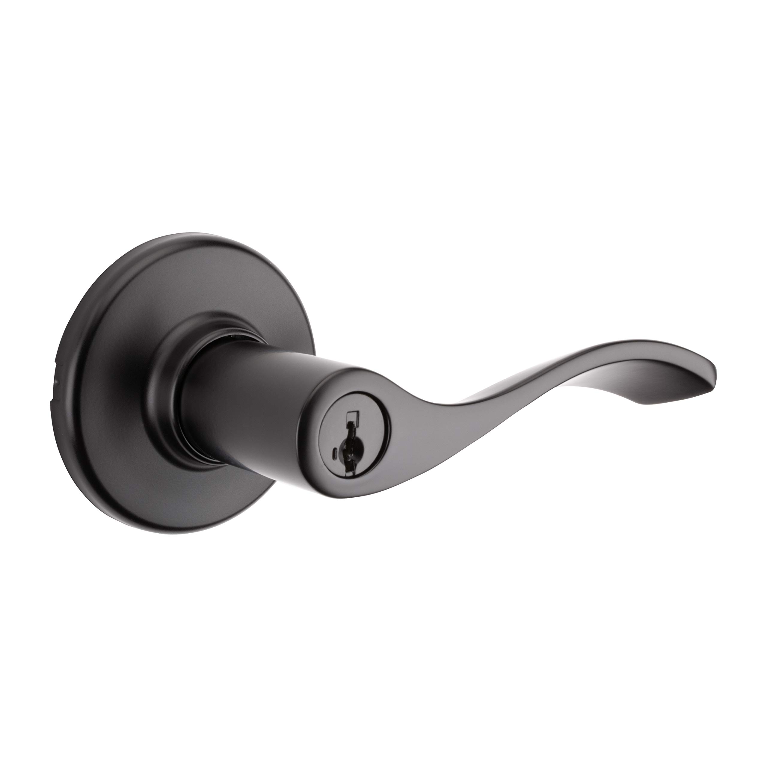 Belmont Entrance Leverset - Matte Black + Smart Key Technology