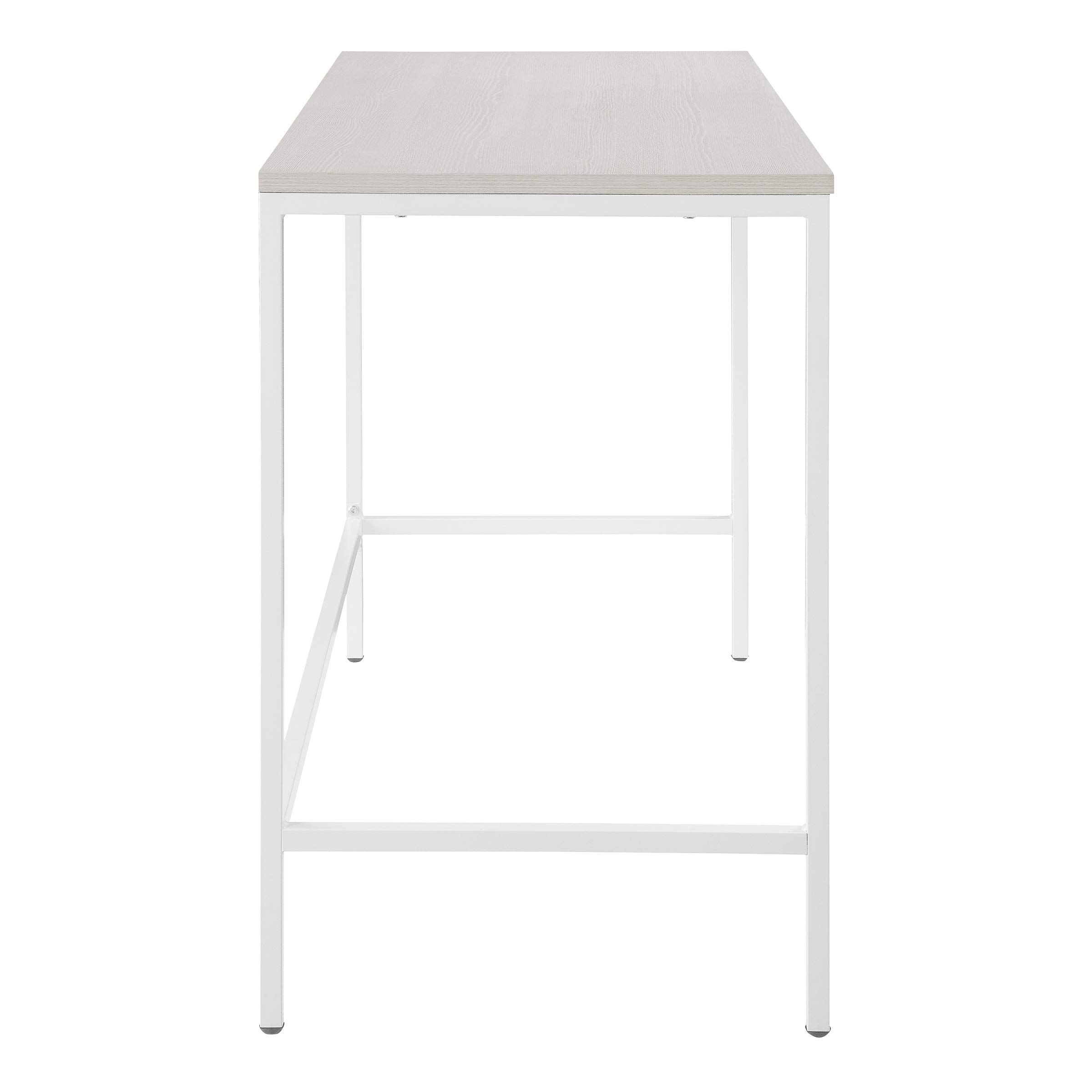 OSP Home Furnishings Contempo 42-Inch Desk, White