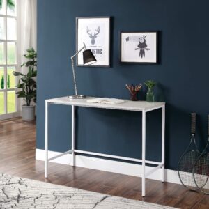 OSP Home Furnishings Contempo 42-Inch Desk, White