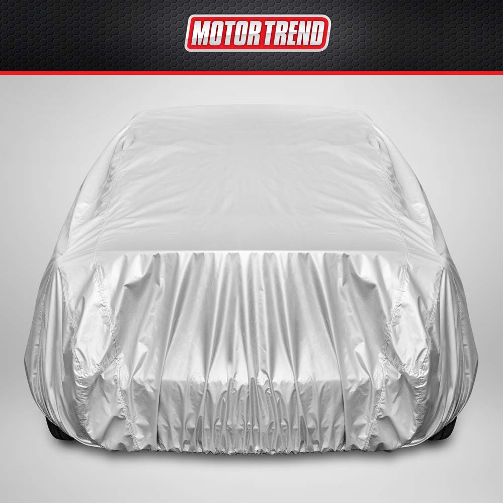 Motor Trend FlexCover Waterproof Car Cover for Rain Wind All Weather XL Fits up to 210"