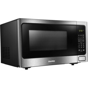 danby ddmw1125bbs designer countertop microwave, stainless steel