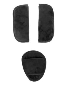3 pc cushion shoulder harness pad covers and handlebar covers grips slip on for joovy joggers baby child strollers and/or car seats accessories replacement parts (3 pc cushions only)