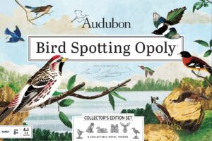 masterpieces opoly board games - audubon opoly - officially licensed board games for adults, kids, & family
