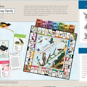 MasterPieces Opoly Board Games - Audubon Opoly - Officially Licensed Board Games for Adults, Kids, & Family