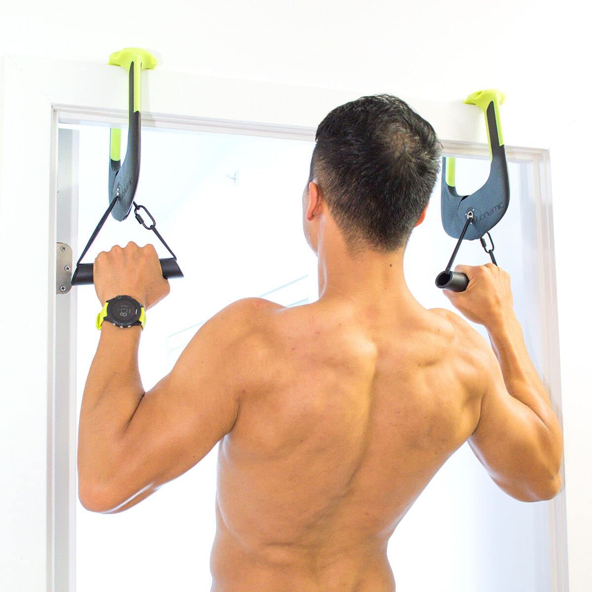 Duonamic Eleviia: World’s Best Portable Pullup Bar | Doorway Pull Up Bar For Home, Workplace or Travel | Exercise and Transform Yourself on Your Own Terms | Safe and Most Portable Way to Exercise