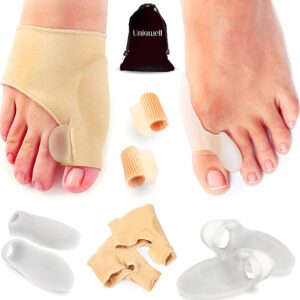 bunion corrector and bunion relief kit - all in 1 orthopedic bunion correctors & toe spacers set - women sizes us 6-10