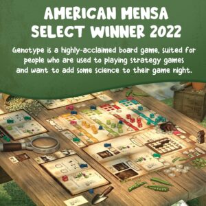 Genotype: Mensa Award Winning Genetics Board Game about Mendel's Pea Plants