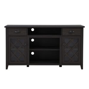 Home Source Tv Stand up to 75" TV Espresso Finish