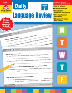 daily language review, grade 7 - teacher's edition, e-book