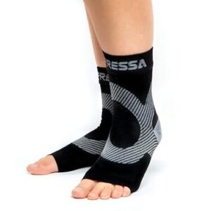 Compressa Ankle & Foot Compression Socks Authentic - Helps Relieve Plantar Fasciitis & Helps Reduce Swelling - All Day Comfort Socks For Joint Stability