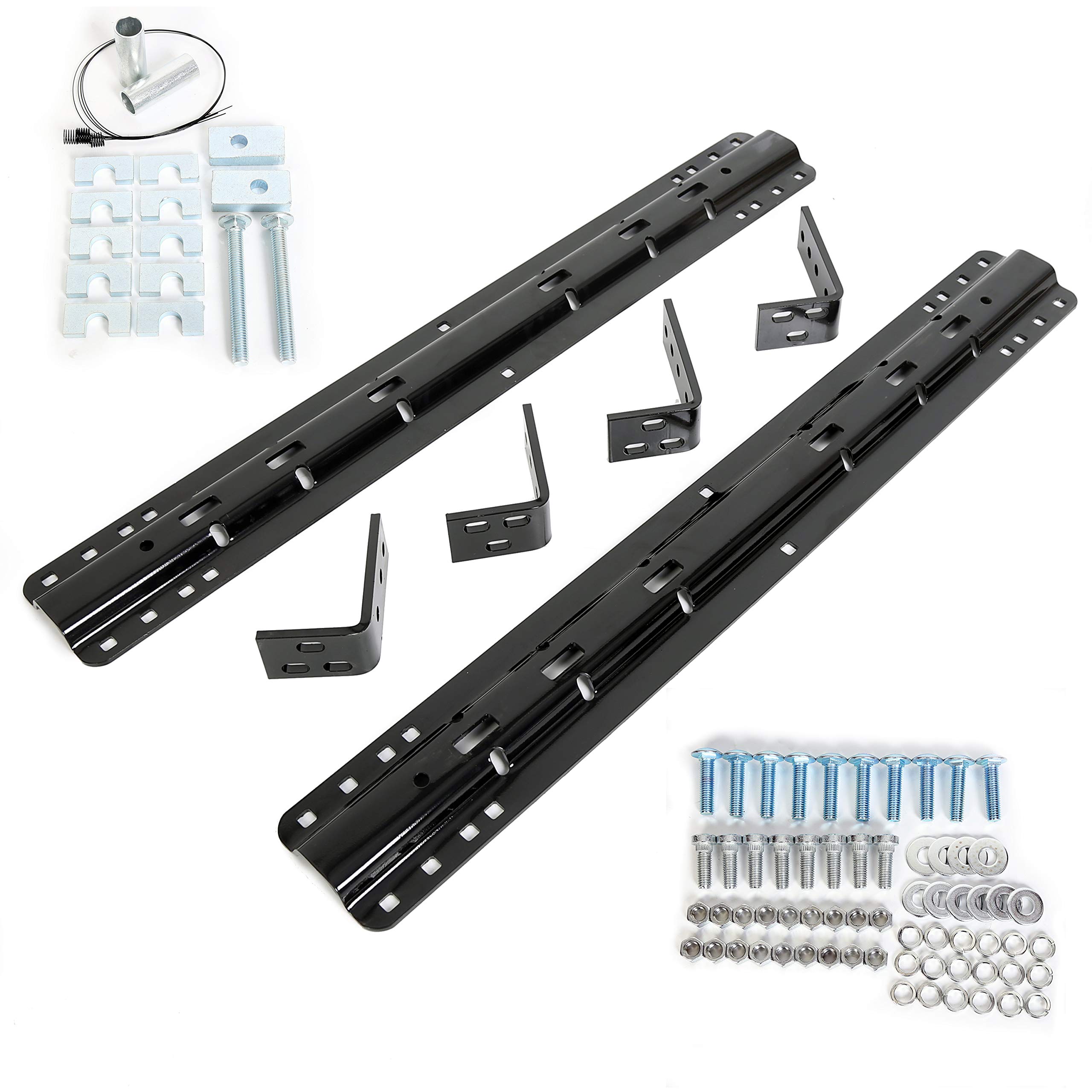 JMTAAT Fifth 5th Wheel Trailer Hitch Mount Rails and Installation Kits