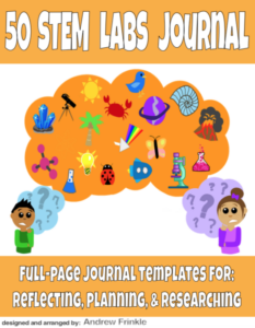 50 stem labs science journals - full page templates for experiments and labs