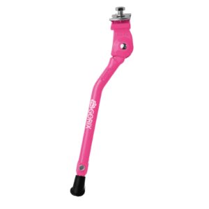 gorix bike kickstand side road mountain bicycle adjustable portable (gx-kc22aaj-z(global edition)) (pink)