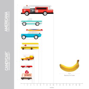 Candylab Toys - CANDYCAR® World Collection - Premium Handcrafted Wooden Car Toy - School Bus