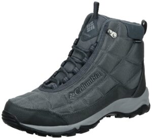 columbia men's firecamp boot, titanium grey steel/graphite, 15