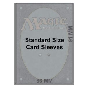 Custom Card Sleeves 120ct with Your Design for Gaming Cards Standard Size Magic The Gathering,