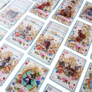 asvp shop alice in wonderland playing cards - perfect for themed parties, games & decor