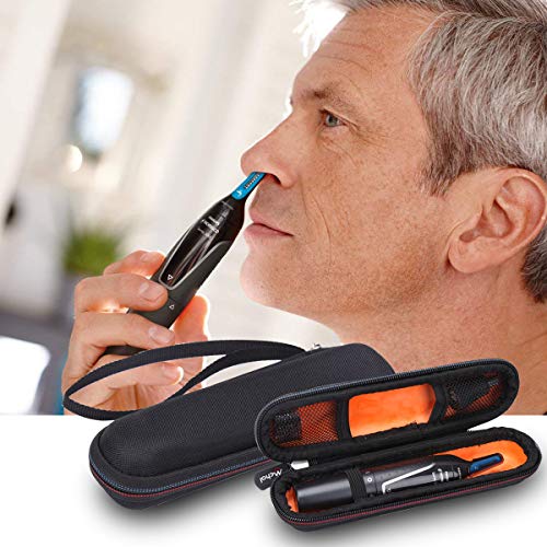 Mchoi Hard Portable Case Compatible with Philips Norelco Nose Hair Trimmer 3000 NT3000/49，NT3600/42（CASE ONLY）