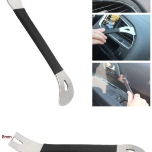 Auto Trim Removal Tool Metal for Car, Door Panel Dashboard Radio Audio Navigation Installer, Upholstery Fastener Disassembly Pliers Interior Exterior Replace Pry Clip Home