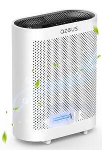 azeus true hepa air purifier for home, up to 2160 sq ft large room, uv light | ionic generator | office or commercial filter 99.97% pollen smoke dust pet dander auto mode sensor